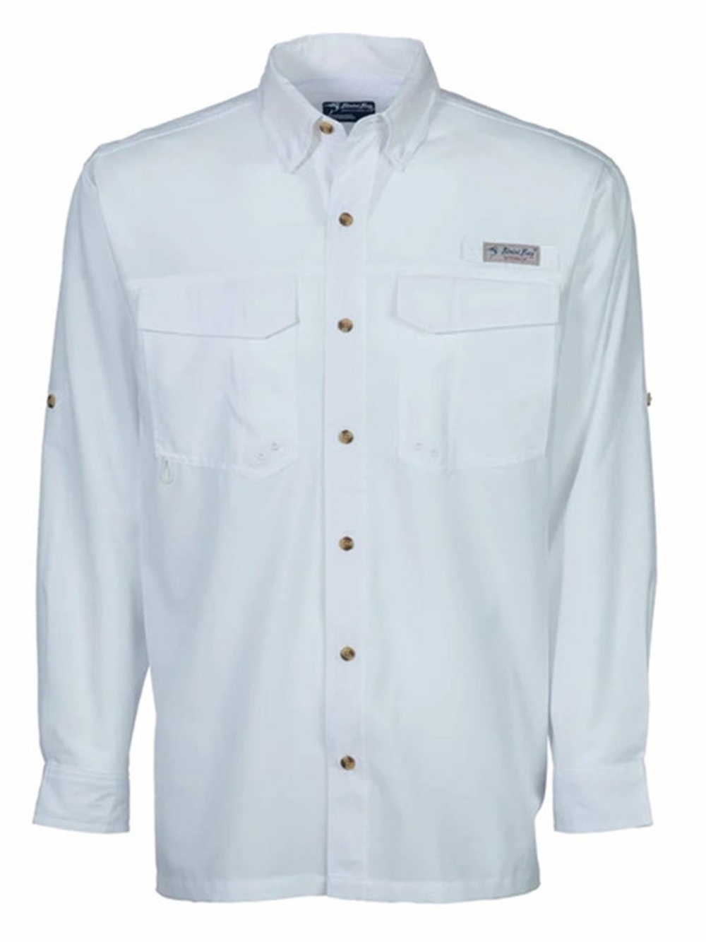 Bimini Bay Flats V Men's Long Sleeve Fishing Shirt Featuring BloodGuard Plus 🎣